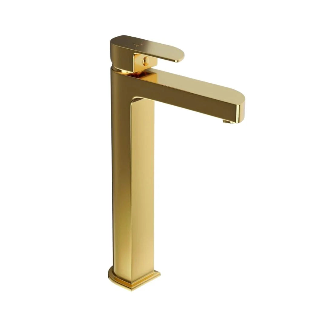 Jaquar Table Mounted Tall Boy Basin Mixer Alive ALI-GLD-85005B - Full Gold