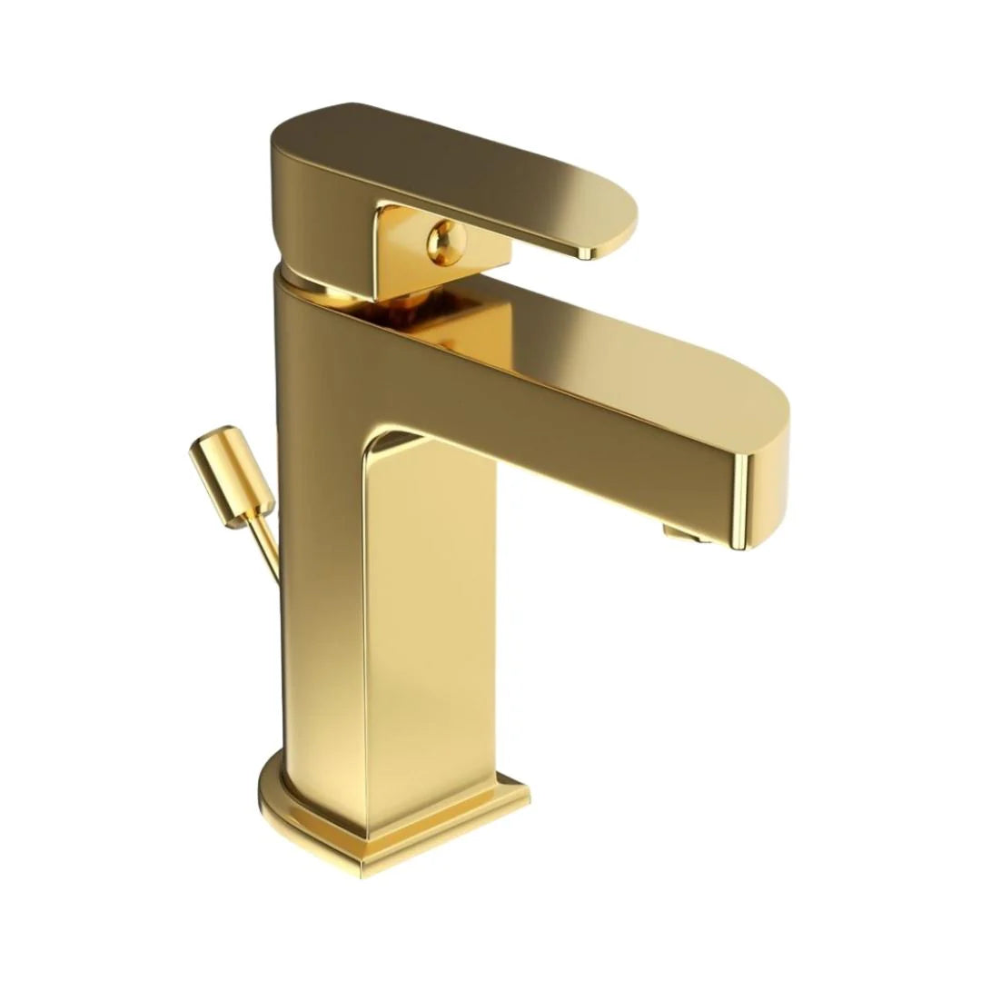 Jaquar Table Mounted Regular Basin Mixer Alive ALI-GLD-85051B - Full Gold