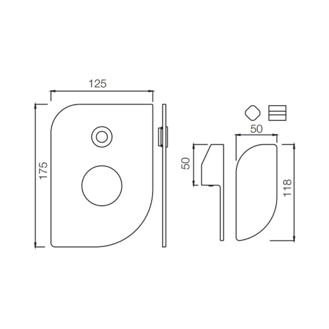 Jaquar 2 Way Diverter Alive ALI-GLD-85065MK Normal Flow - Full Gold Finish
