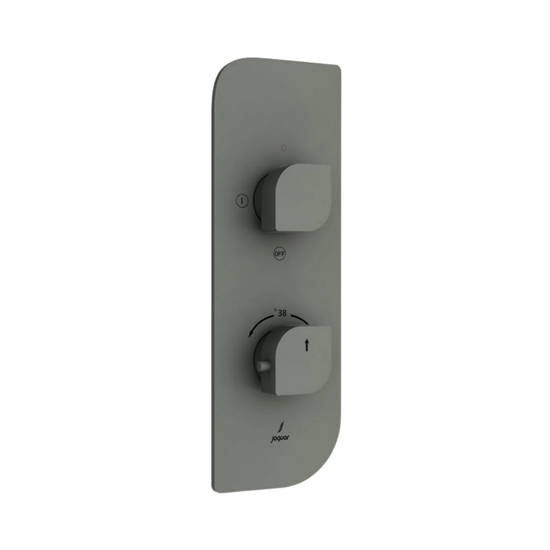 Jaquar 2 Way Thermostatic Diverter Alive ALI-GRF-85681 Normal Flow - Graphite Finish