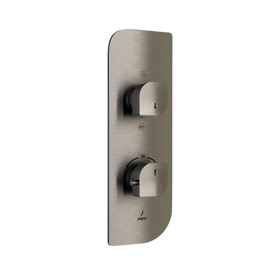 Jaquar 3 Way Thermostatic Diverter Alive ALI-SSF-85683 Normal Flow - Stainless Steel Finish