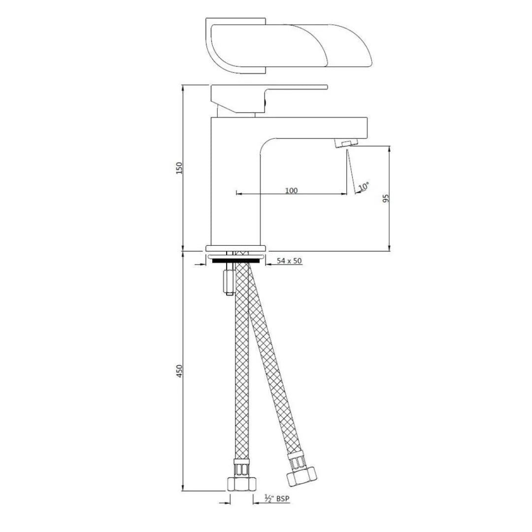 Jaquar Table Mounted Regular Basin Mixer Alive ALI-WHM-85011B - White Matt
