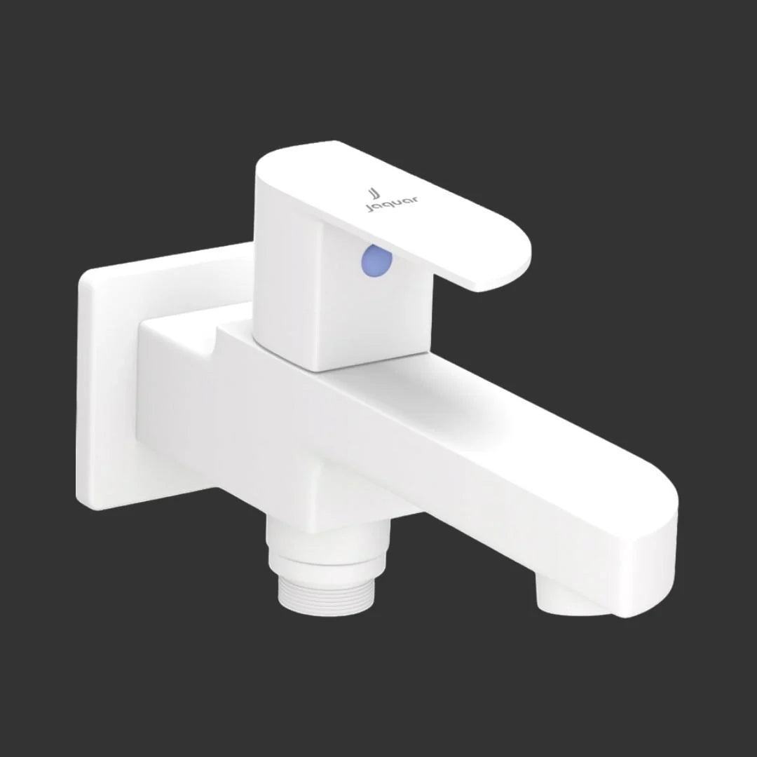 Jaquar WC Area 2 Way Bib Tap Alive ALI-WHM-85041 - White Matt