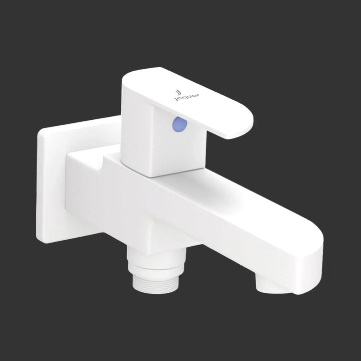 Jaquar WC Area 2 Way Bib Tap Alive ALI-WHM-85041 - White Matt
