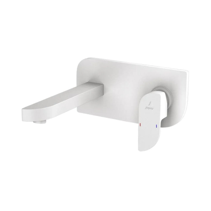 Jaquar Wall Mounted Basin Mixer Alive ALI-WHM-85233NK - White Matt