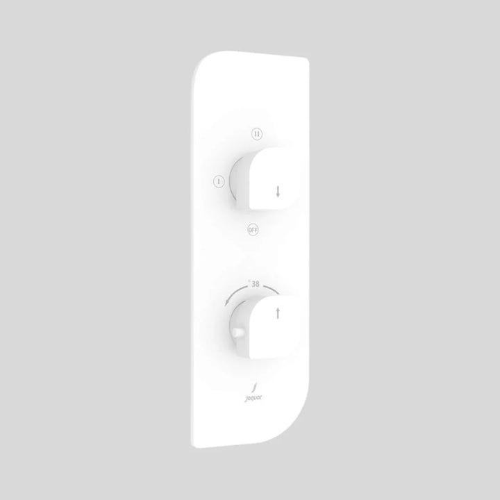 Jaquar 3 Way Thermostatic Diverter Alive ALI-WHM-85683 Normal Flow - White Matt Finish
