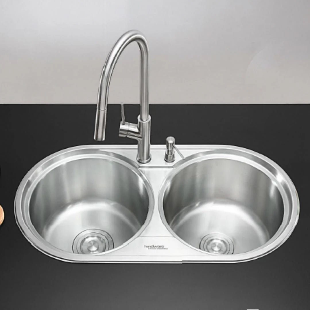 Hindware Stainless Steel Sink Designer Series AMADEUS ( 35 x 19 inches ) - Satin