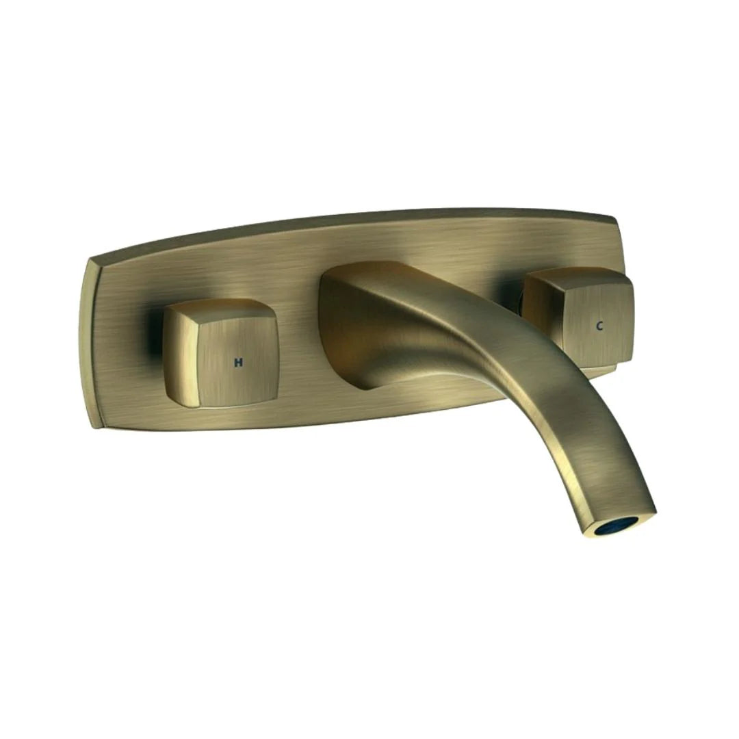 Jaquar Wall Mounted Basin Mixer Arc ARC-ABR-87433 - Antique Bronze