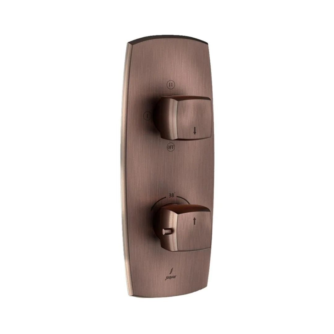 Jaquar 3 Way Thermostatic Diverter ARC ARC-ACR-87683 Normal Flow - Antique Copper Finish