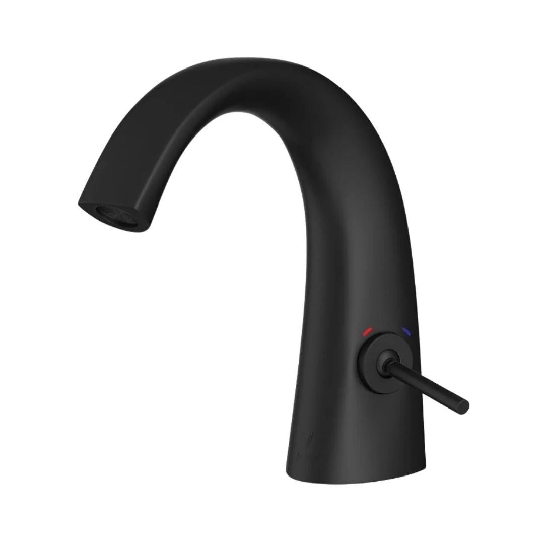 Jaquar Table Mounted Regular Basin Mixer Arc ARC-BLM-87011B - Black Matt