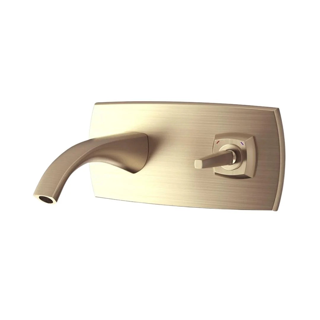 Jaquar Wall Mounted Basin Mixer Arc ARC-GDS-87233K - Gold Dust