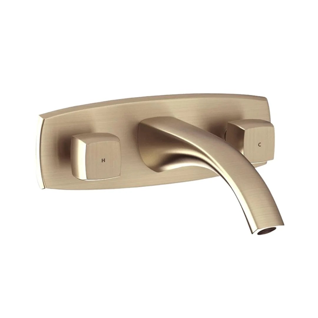 Jaquar Wall Mounted Basin Mixer Arc ARC-GDS-87433 - Gold Dust