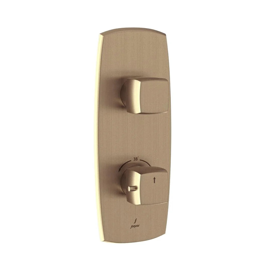 Jaquar 1 Way Thermostatic Diverter ARC ARC-GDS-87661 Normal Flow - Gold Dust Finish