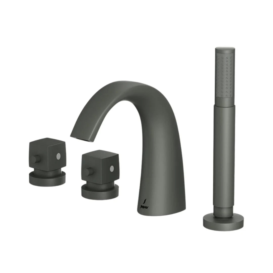 Jaquar 2 Way Thermostatic Bath Tub Filler ARC ARC-GRF-87677 Normal Flow - Graphite Finish