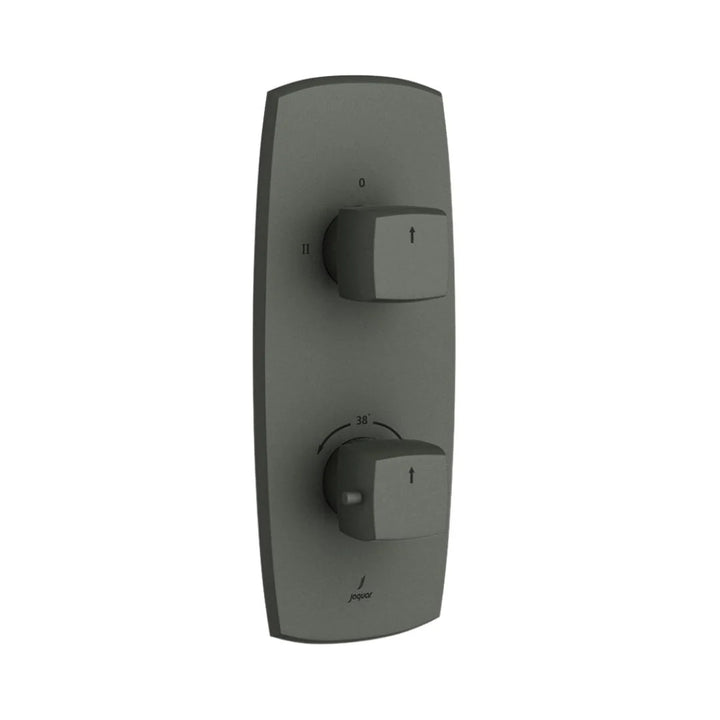 Jaquar 2 Way Thermostatic Diverter ARC ARC-GRF-87681 Normal Flow - Graphite Finish