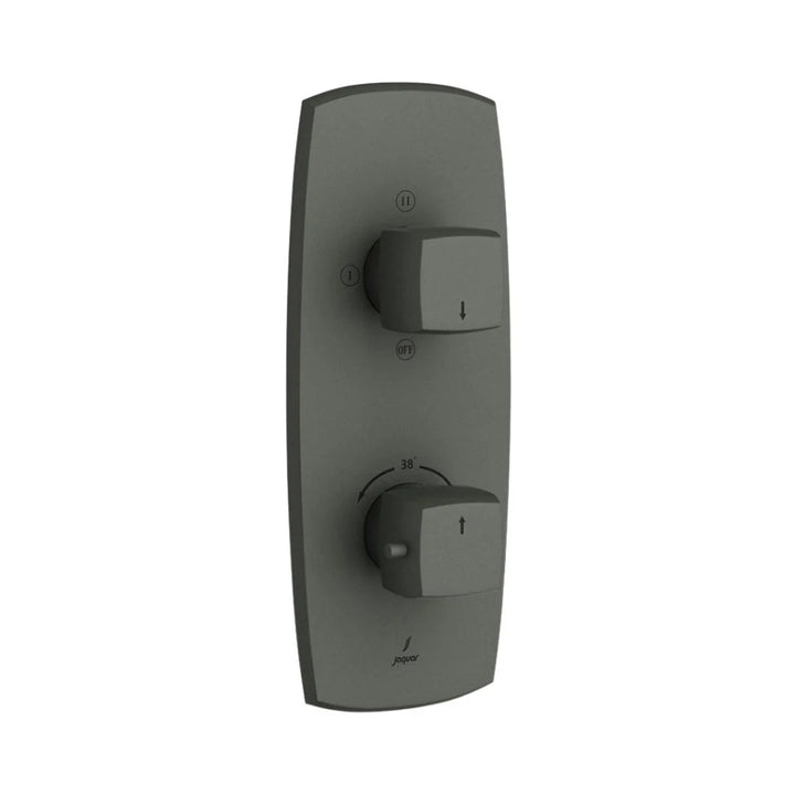 Jaquar 3 Way Thermostatic Diverter ARC ARC-GRF-87683 Normal Flow - Graphite Finish