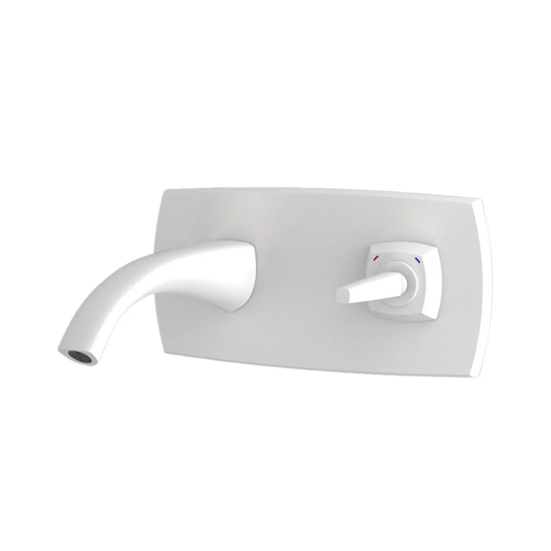 Jaquar Wall Mounted Basin Mixer Arc ARC-WHM-87233K - White Matt