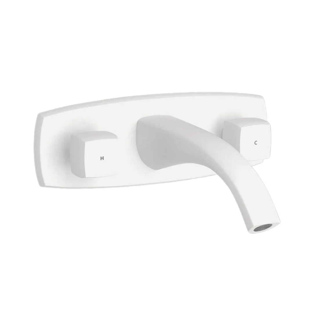 Jaquar Wall Mounted Basin Mixer Arc ARC-WHM-87433 - White Matt