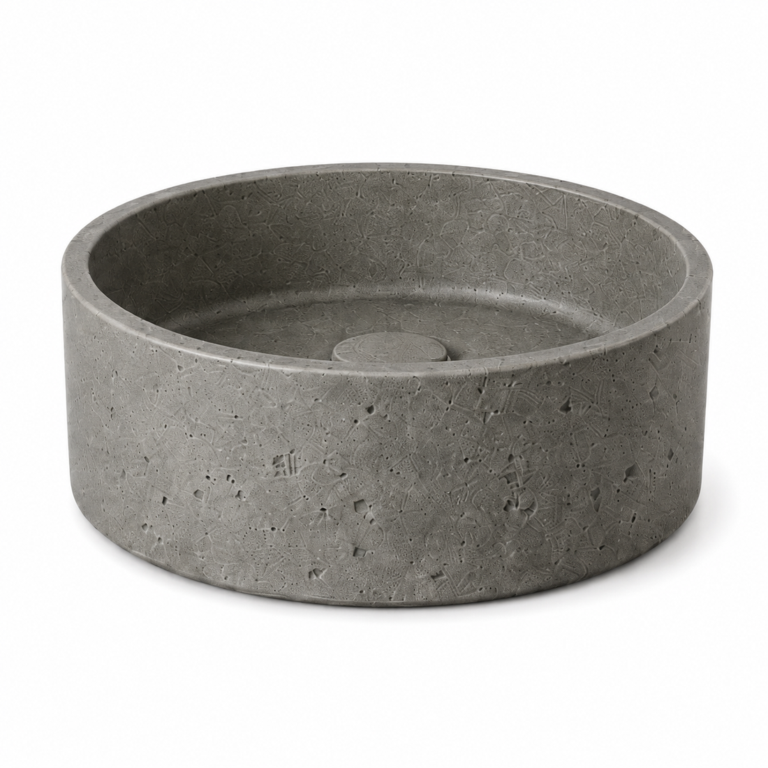 SERVEO CEMENT WASH BASIN ROUND SV8303 LG-LIGHT GREY
