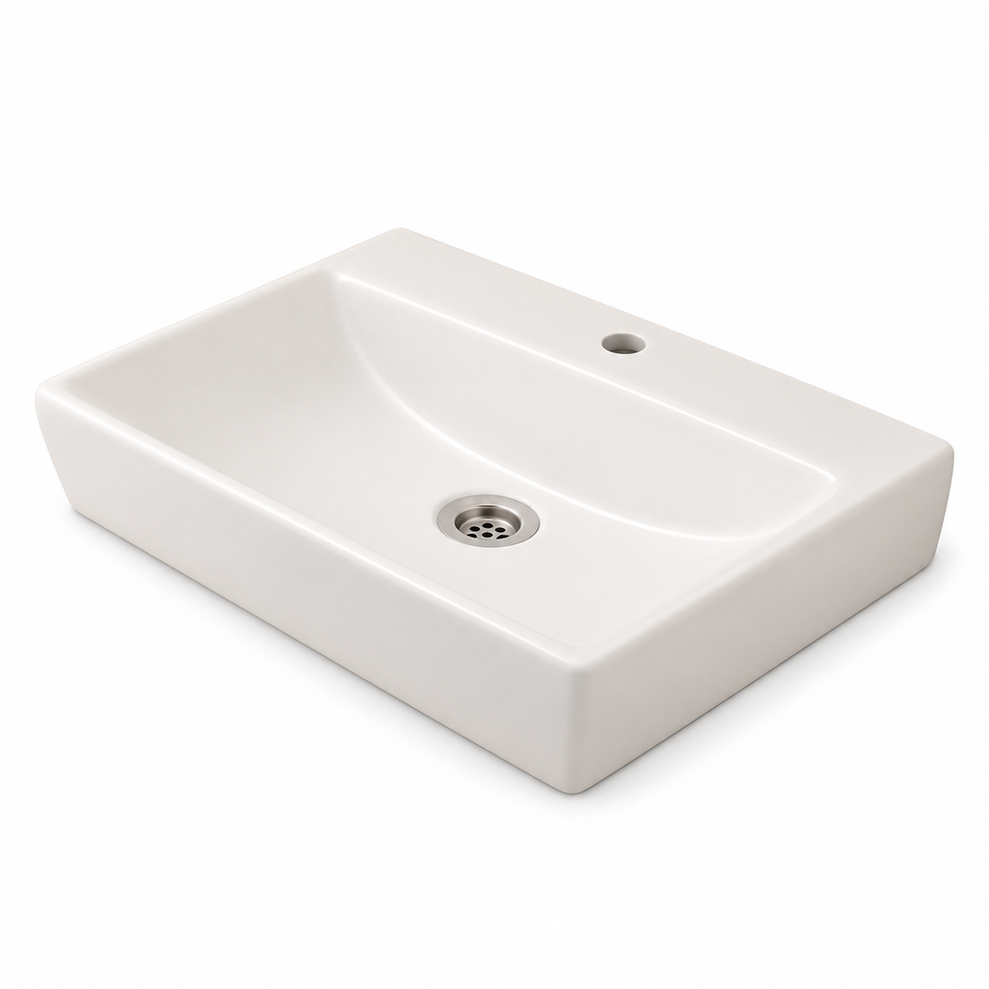 HIDWARE OVER THE COUNTER BASIN FABIO 10104-WHITE