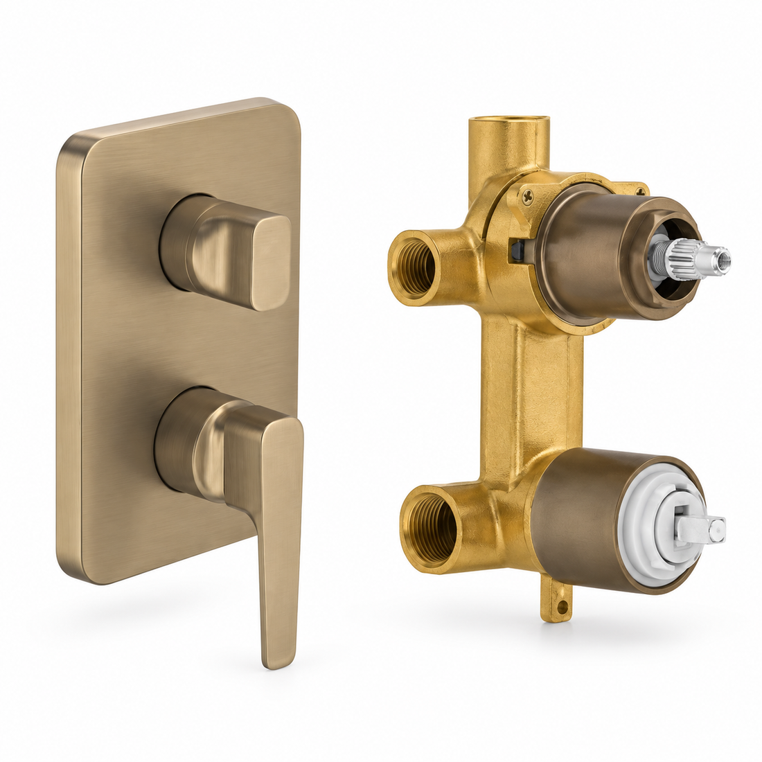KOHLER 3 WAY DIVERTER ALEO PLUS K-22786IN-4-BV-BRUSHED BRONZE