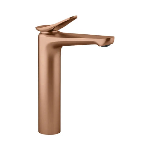 KOHLER TABLLE MOUNTED TALL BOY BAASIN MIXER FLUENCE K-38887IN-4ND-BRD-BRUSH ROSE GOLD