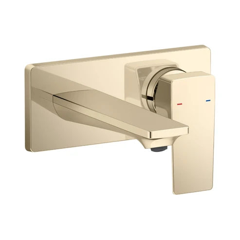 KOHLER WALL MOUNTED BASIN MIXER HONE K-22540IN-4AND-AF-FRENCH GOLD