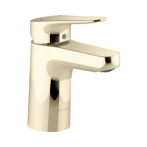 KOHLER TABLE MOUNTED REGULAR BASIN MIXER ACCLIV -33059IN-4ND-AF-FRENCH GOLD