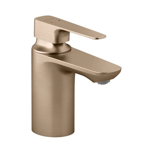 KOHLER TABLE MOUNTED REGULAR BASIN MIXER ALEO PLUS K-72312IN-4ND-BV-BRUSHED BRONZE