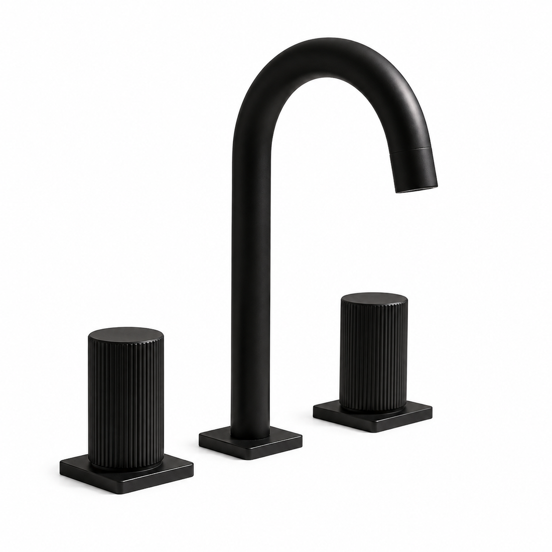SERVEO PEBBLE SERIES DUCK MOUNTED BASIN MIXER SV6301-BLACK MATT