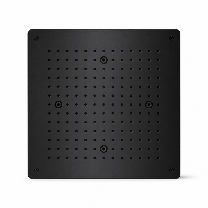 SERVEO CEILING MOUNTED 2 WAY MULTI-FUNCTION RAINFALL,MIST 16X16 INCHES SV7202-MB-MATT BLACK