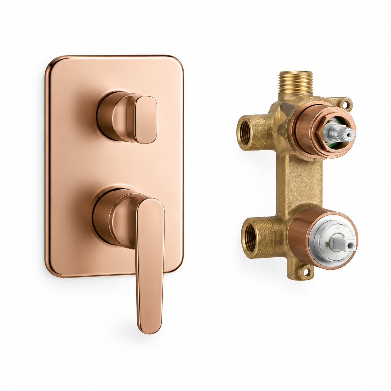 KOHLER 3 WAY DIVERTER ALEO PLUS K-22786IN-4-BRG-BRUSHED ROSE GOLD