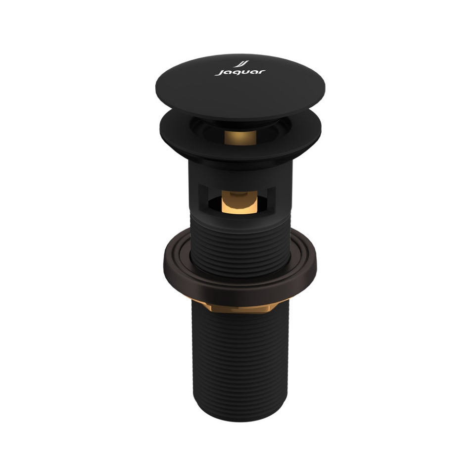 JAQUAR WASH BASIN 5 INCHES POP-UP WASTE COUPLING CLICK CLAK WASTE ALD-BLM-729L130 -BLACK MATT