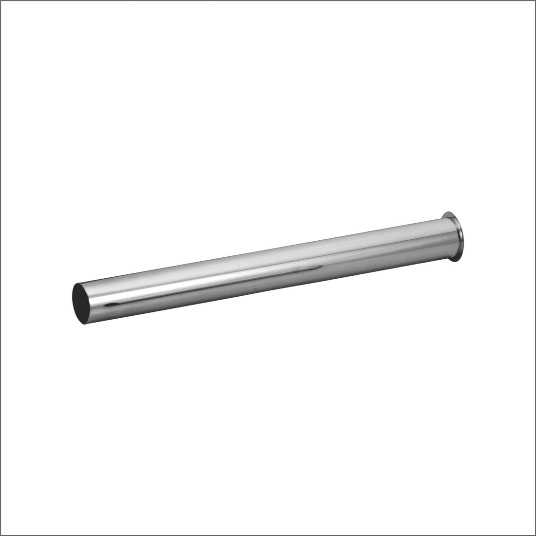 12" Bottle Trap Pipe-Chrome