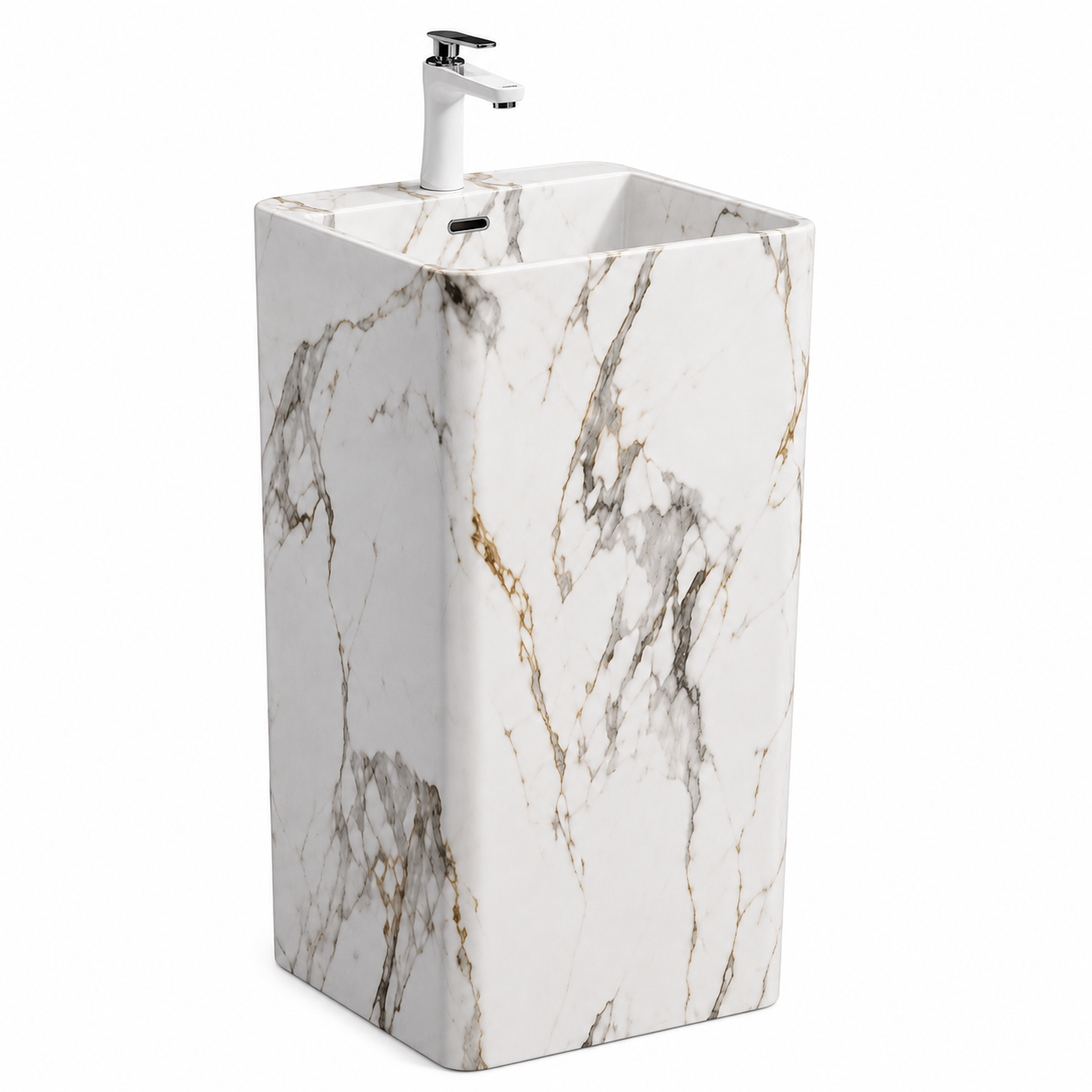 SCUBA CERAMIC PEDESTAL MARBLE COLOR SERIES SC-9207 D-2 (M)