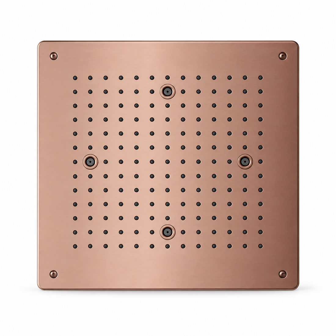 SERVEO CEILING MOUNTED 2 WAY MULTI-FUNCTION RAINFALL,MIST 16X16 INCHES SV7202-RG-ROSE GOLD