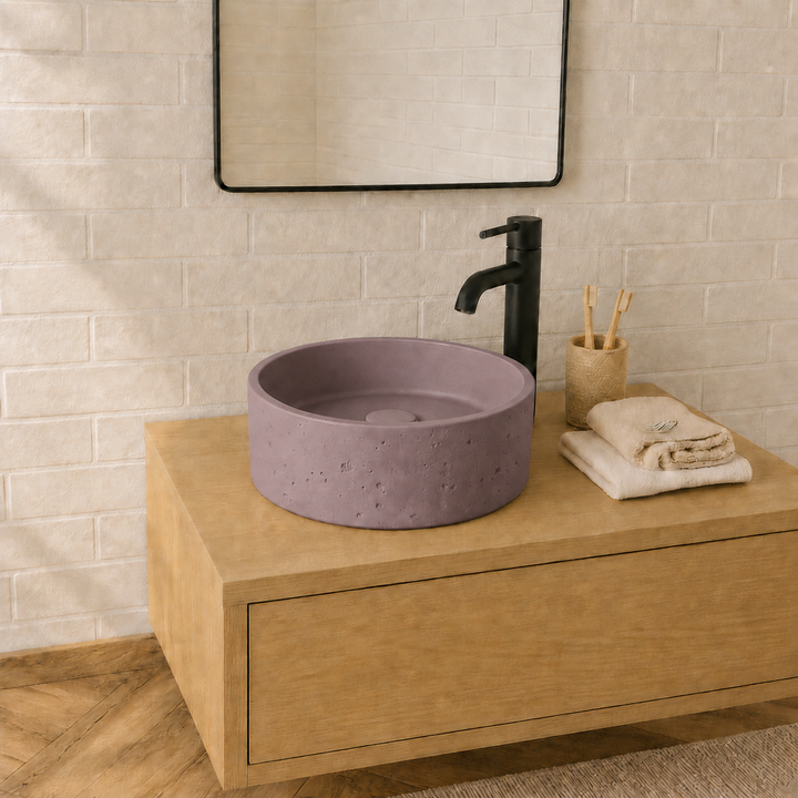 SERVEO CEMENT WASH BASIN ROUND SV8303 PP-PURPLE
