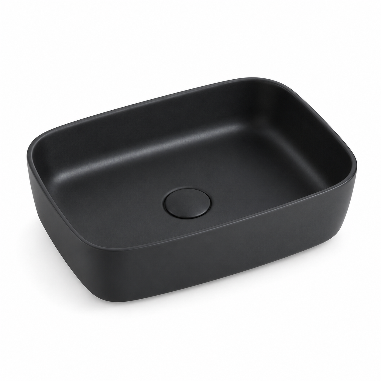 SCUBA MELAMINE BASIN SERIES WASH BASIN 16X13 INCHES SC-9208 BLM-BLACK MATT