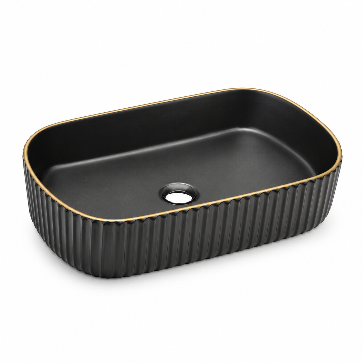 SCUBA MATT COLOR DESGIN WASH BASIN 20X13 SC-9816 BG - BROWN GOLD