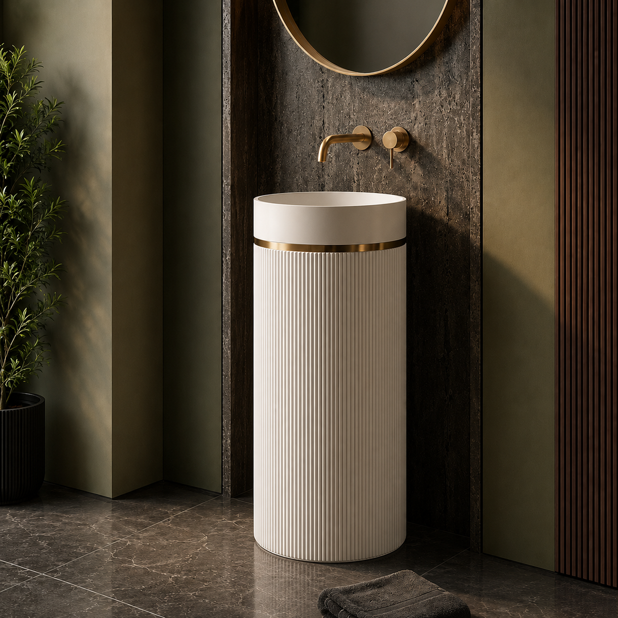 SCUBA ARTIFICIAL STONE PEDESTAL BASIN SC-9770