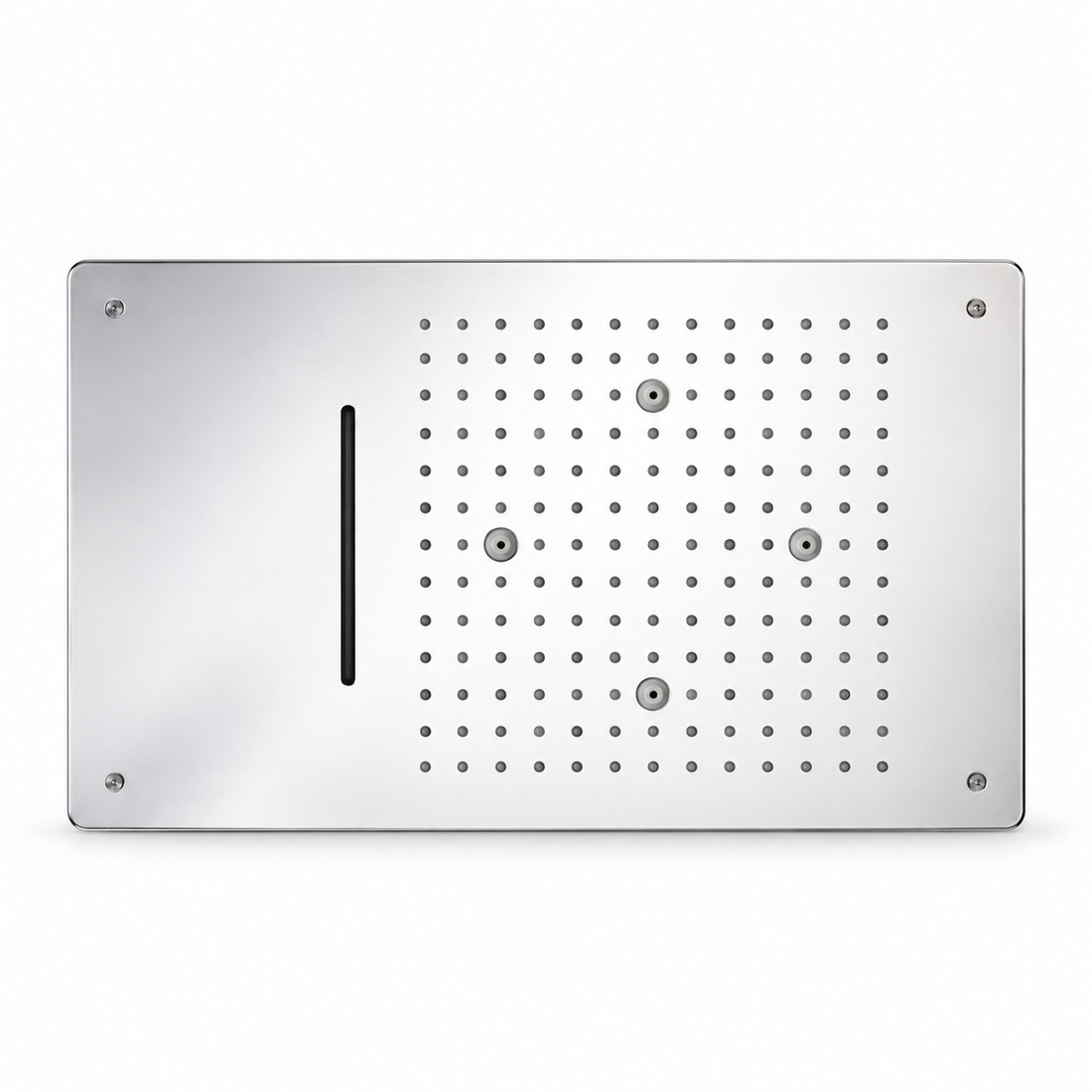 SERVEO CEILING MOUNTED 3 WAY MULTI- FUNCTION RAINFALL, MIST & WATERFALL 19X13 INCHES  SV7103-CHROME