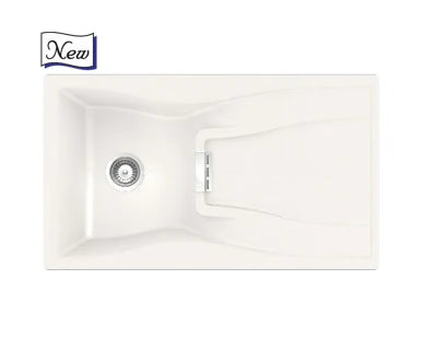 Nirali Quartz Sink Quartz Premium Range ELARA WB 1 ( 34 x 19.5 inches ) - Magma Polaris