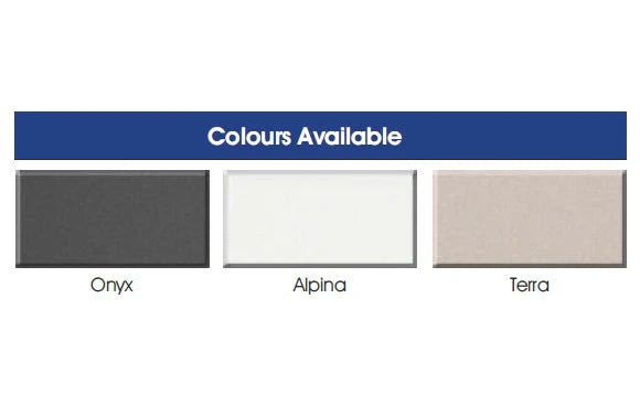 Nirali Quartz Sink Quartz Premium Range ELEX ( 23.5 x 18 inches ) - Alpina