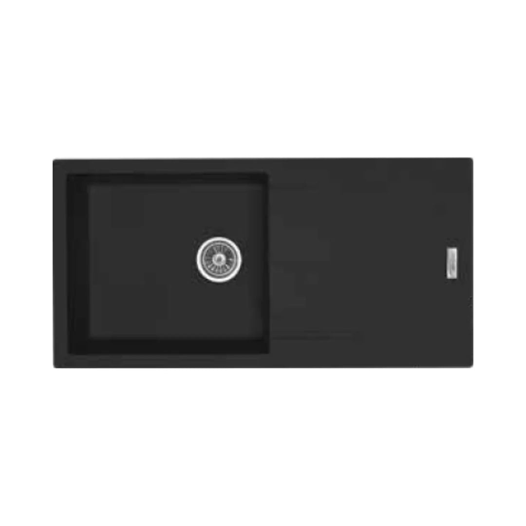 Hindware Quartz Sink Emerald EMERALD 36 X 18 X 9 ( 36 x 18 inches ) - Black