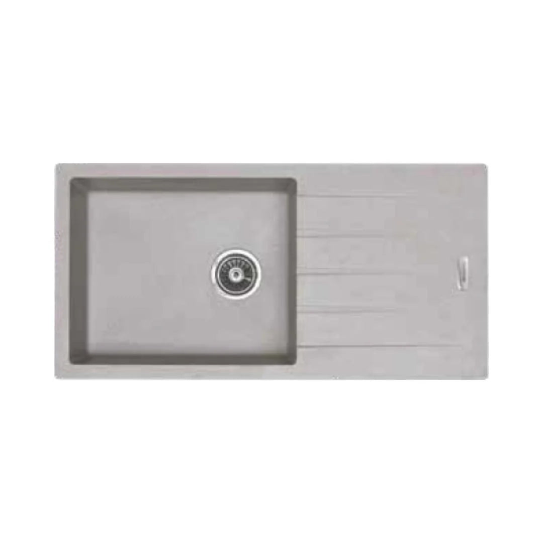 Hindware Quartz Sink Emerald EMERALD 40 X 20 X 9 ( 40 x 20 inches ) - White DX