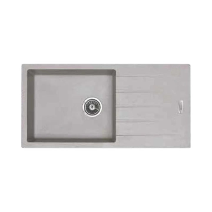 Hindware Quartz Sink Emerald EMERALD 40 X 20 X 9 ( 40 x 20 inches ) - White DX