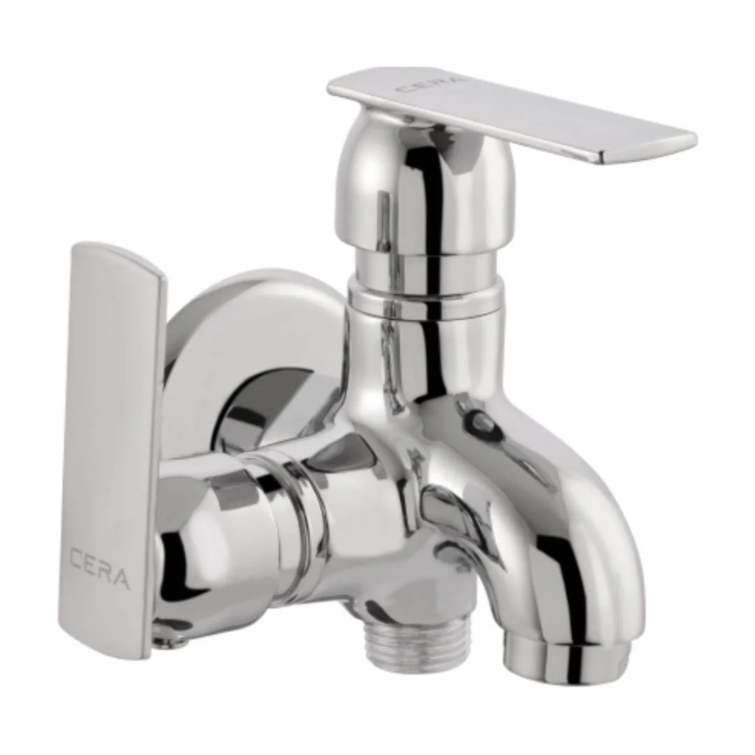 Cera WC Area 2 Way Bib Tap Titanium F1003161 - Chrome
