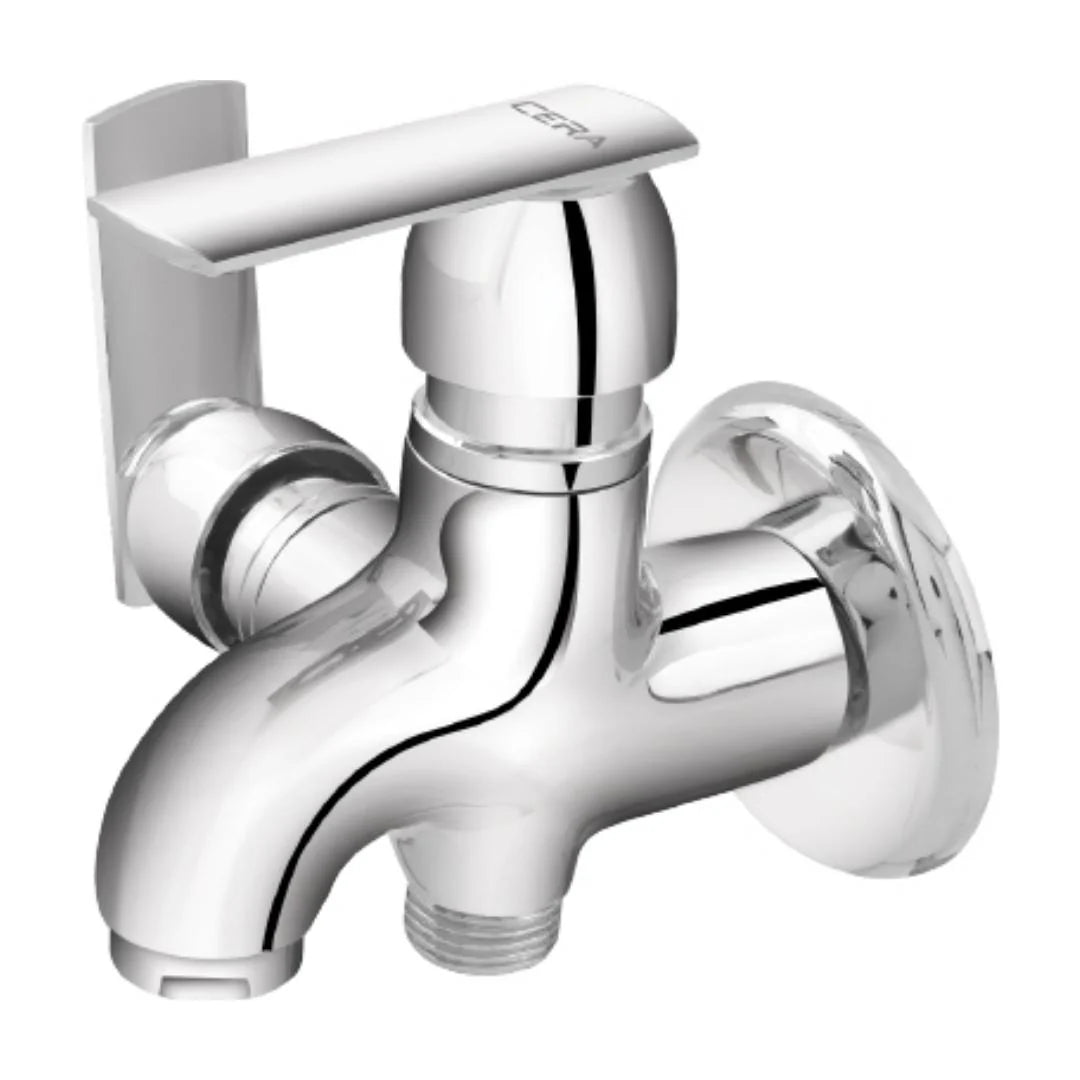Cera WC Area 2 Way Bib Tap Titanium F1003161 - Chrome
