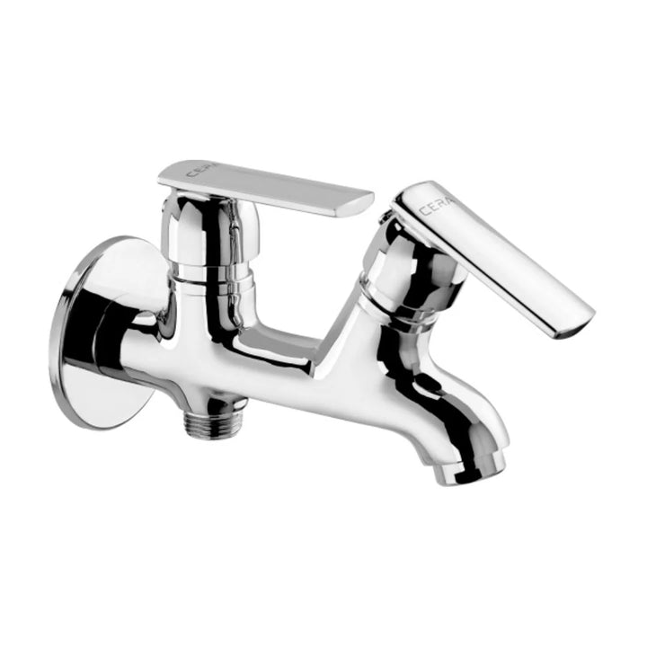 Cera WC Area 2 Way Bib Tap Titanium F1003162 - Chrome