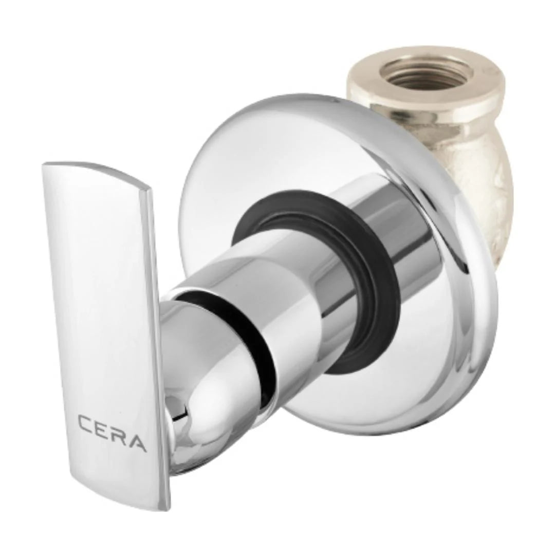 Cera Basin Area Stop Valve Titanium F1003351 - Chrome